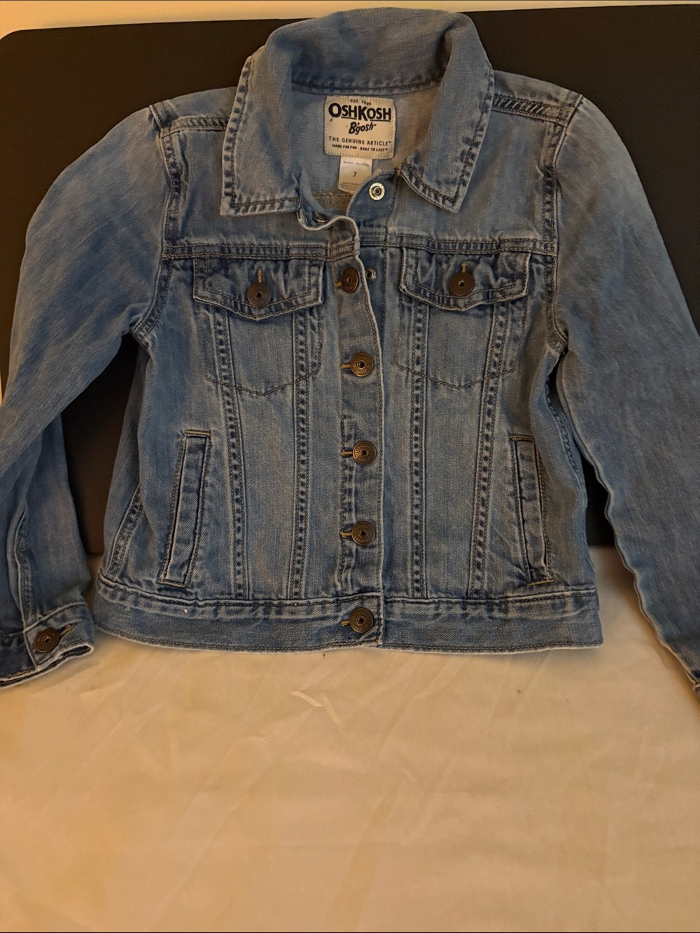 OshKosh B'gosh Washed Blue Kids Denim Jacket